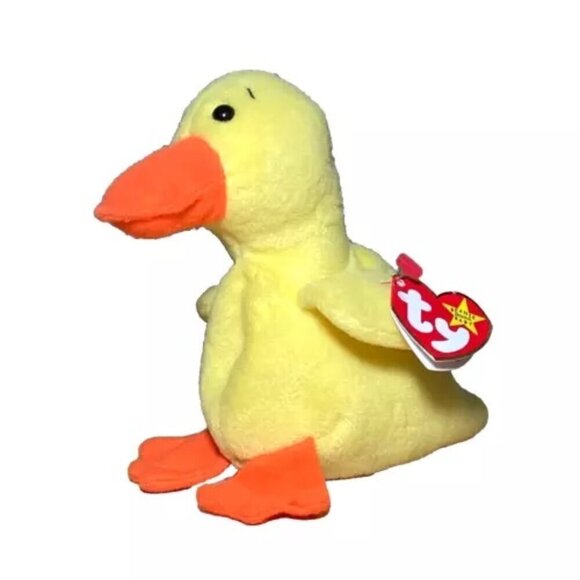 Ty Beanie Baby Original Quackers Retired PVC Pellets Fareham, Hants Missing UK - Picture 1 of 12